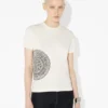 Baby Tee imprimé Laurel blanc