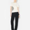 Baby Tee imprimé Laurel blanc