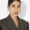 Boucles d&rsquo;oreilles en forme d&rsquo;anneaux d&rsquo;ouverture de canette argentés