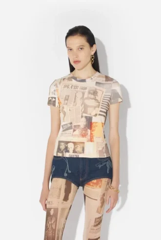 La chemise en coton « Journal »