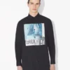La chemise Water noire oversize La chemise Water noire oversize