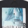 La chemise Water noire oversize La chemise Water noire oversize