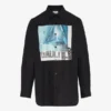 La chemise Water noire oversize La chemise Water noire oversize