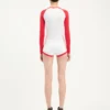 La combishort bicolore Junior Gaultier