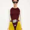 La combishort Junior Gaultier tricolore