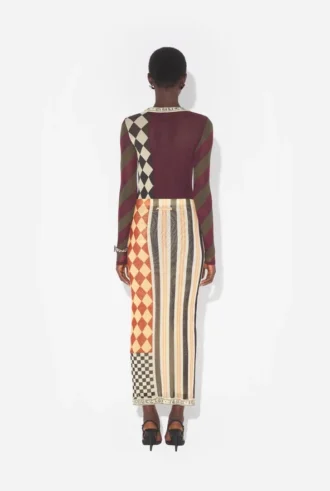 La jupe longue patchwork