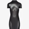 La robe courte argentée Body Dust