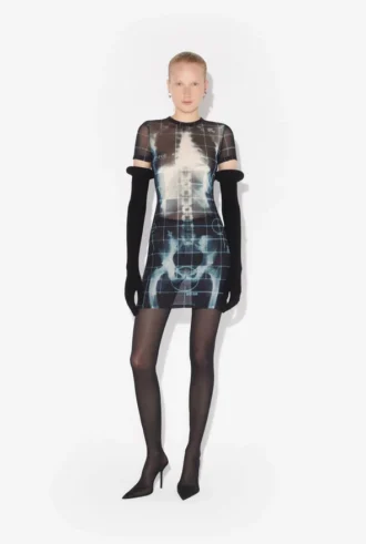 La robe courte noire Squeletor