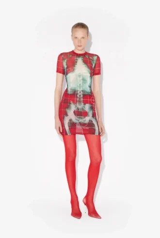 La robe courte rouge Squeletor