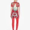 La robe courte rouge Squeletor