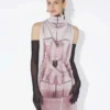 La robe drapée à effet trompe-l&rsquo;œil