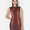La robe en coton imprimé python