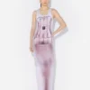 La robe en maille effet corset trompe-l&rsquo;œil