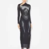La robe longue argentée Body Dust