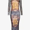 La robe longue bleue Madaillon