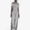 La robe longue drapée Body Morphing