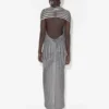 La robe longue drapée Body Morphing