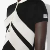 La robe longue noire à Chevrons La robe longue noire à Chevrons