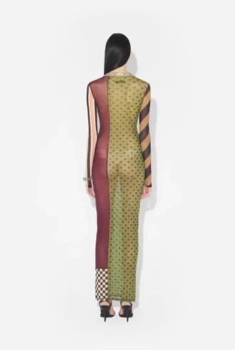 La robe longue patchwork