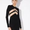 La robe noire à Chevrons