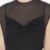 La robe « Tattoo Ruban » en tulle floqué