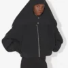 La veste aviateur à capuche