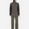La veste de costume bi-matière