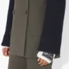 La veste de costume bi-matière