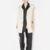 La veste de costume sans manches Vanilla