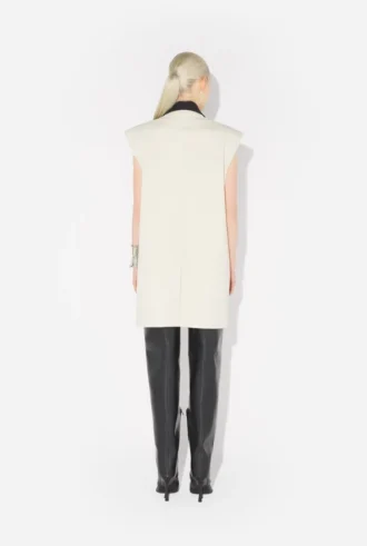 La veste de costume sans manches Vanilla