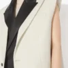 La veste de costume sans manches Vanilla
