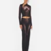 Le crop top « Body Dust » bronze