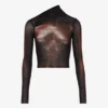 Le crop top « Body Dust » bronze