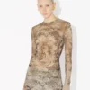 Le haut Madaillon beige Le haut Madaillon beige