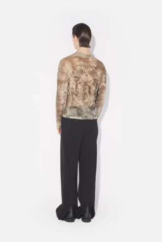 Le haut Madaillon oversize beige