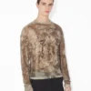 Le haut Madaillon oversize beige