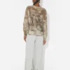 Le haut Madaillon oversize beige