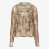 Le haut Madaillon oversize beige
