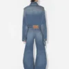 Le jean en denim bleu à lanière Le jean en denim bleu à lanière