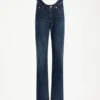 Le jean en denim Curved