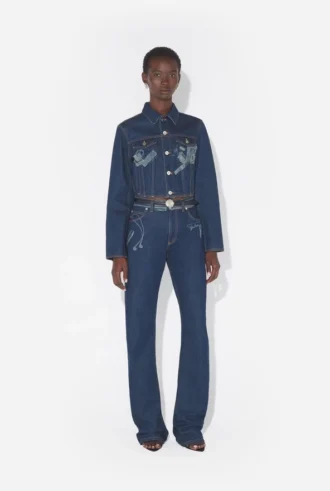 Le jeans en denim Trompe L&rsquo;œIl