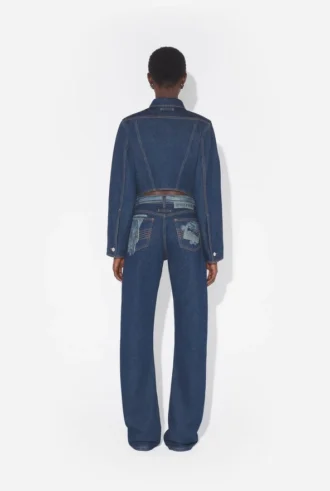 Le jeans en denim Trompe L&rsquo;œIl