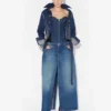 Le manteau en denim à double usage