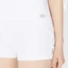 Le mini-short blanc à jarretelles Le mini-short blanc à jarretelles