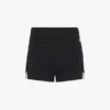 Le mini-short noir à jarretelles