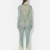 Le pantalon bleu à spirales