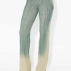 Le pantalon bleu à spirales