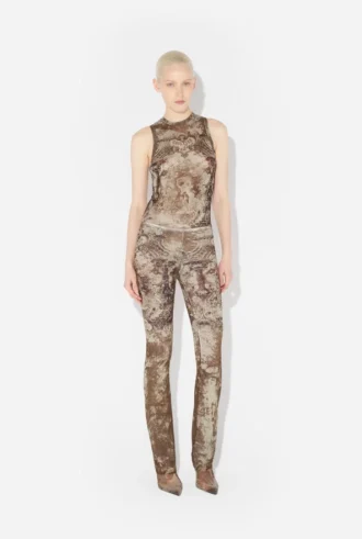 Le pantalon Madaillon beige