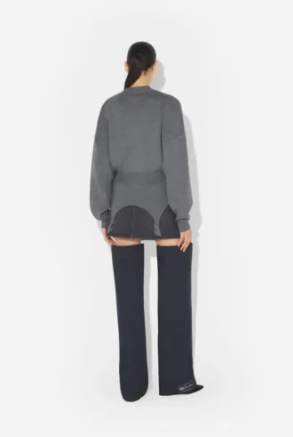 Le pull en maille point de riz Le pull en maille point de riz