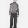 Le pull gris imprimé Laurel